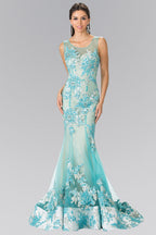 Sleeveless Floor-Sweeping Long Dress Purplish Diva