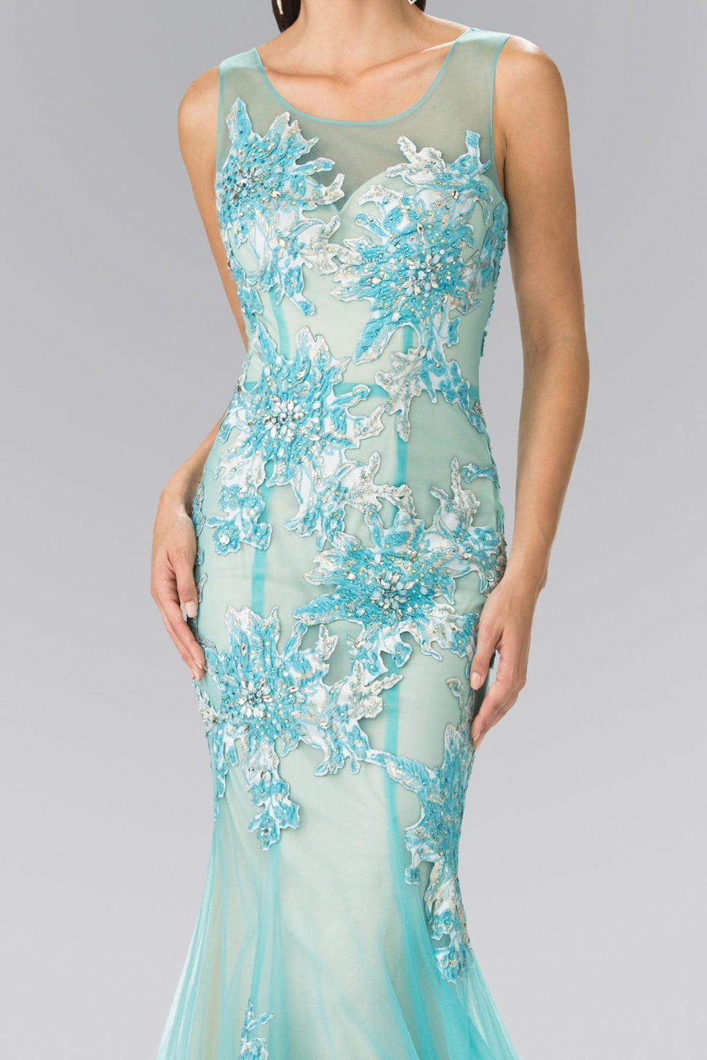 Sleeveless Floor-Sweeping Long Dress Purplish Diva