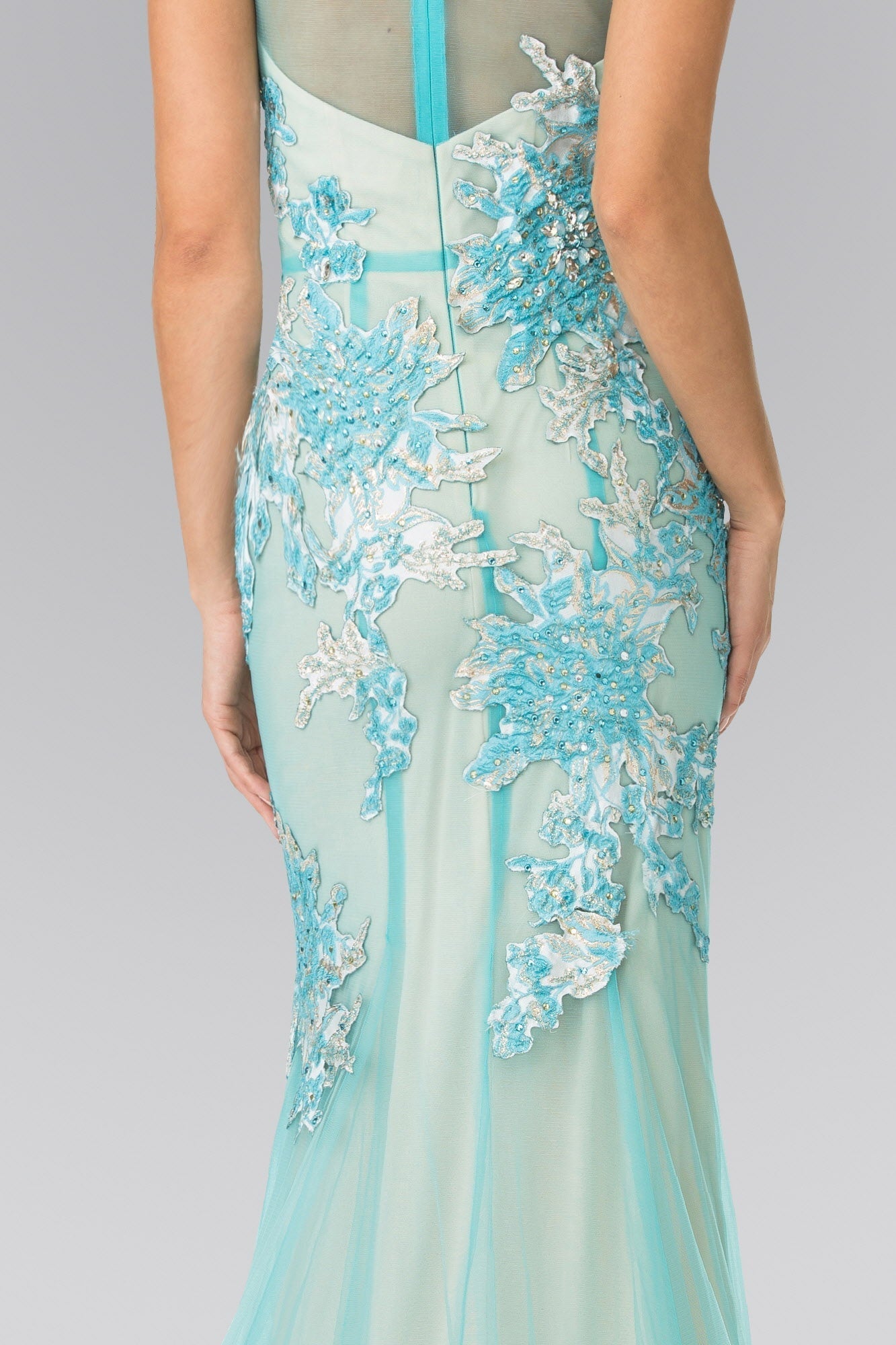 Sleeveless Floor-Sweeping Long Dress Purplish Diva