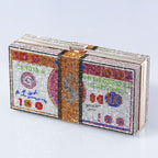 ‌Glamorous Fully Bedazzled Dollar Motif Evening Bag Party Clutch (MAC293)