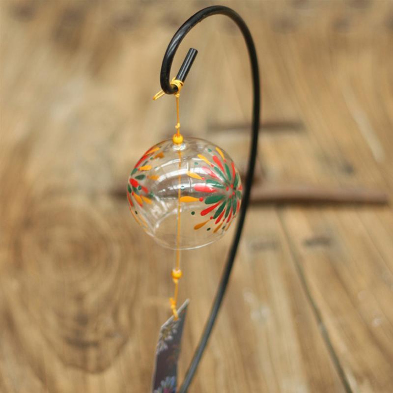 Glass Wind Chimes Japanese-Style Wind Chime Simple And Beautiful Label Pendnat Wind Bells Japanese Glass Wind Chime Handmade Pendants For Birthday Gift and Home Decors Stevvex