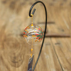 Glass Wind Chimes Japanese-Style Wind Chime Simple And Beautiful Label Pendnat Wind Bells Japanese Glass Wind Chime Handmade Pendants For Birthday Gift and Home Decors Stevvex