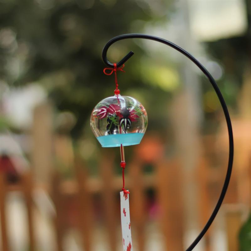 Glass Wind Chimes Japanese-Style Wind Chime Simple And Beautiful Label Pendnat Wind Bells Japanese Glass Wind Chime Handmade Pendants For Birthday Gift and Home Decors Stevvex