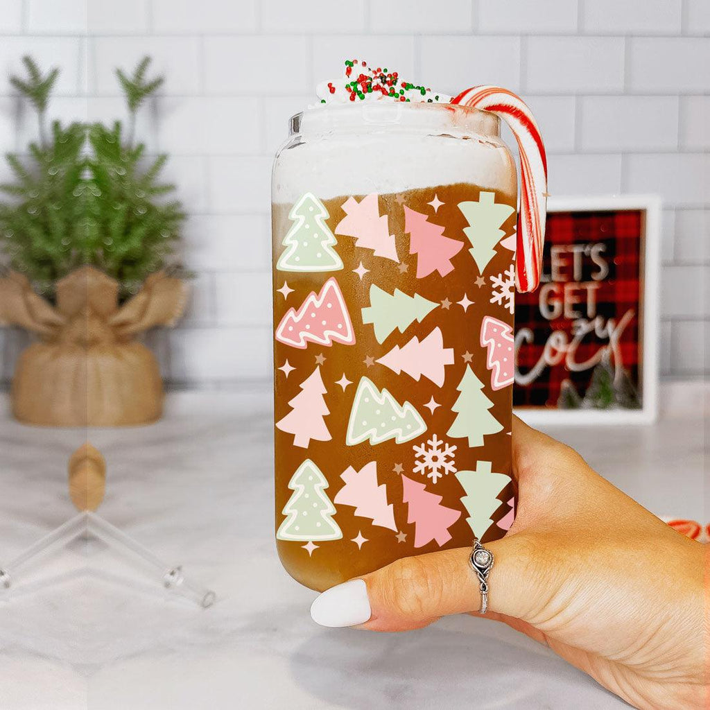 Holiday Funny Insulated Tumbler 17oz Tree Tops Glisten Children Don't Listen Coffee Cup BandsCo Straps