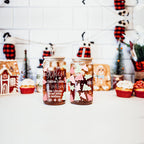 Holiday Funny Insulated Tumbler 17oz Tree Tops Glisten Children Don't Listen Coffee Cup BandsCo Straps
