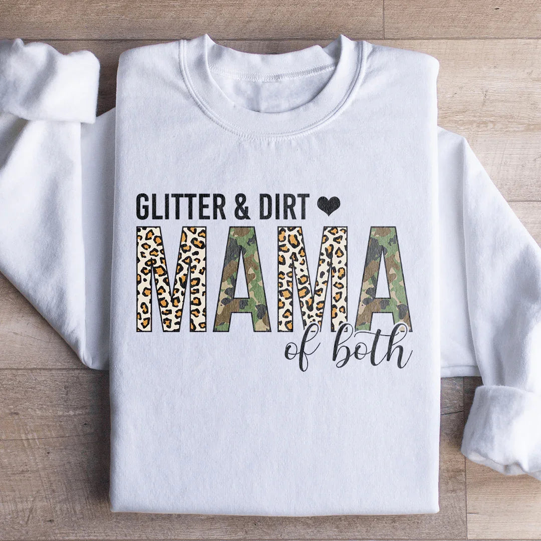 Glitter & Dirt Mama of Both Sweatshirt Peachy Sunday