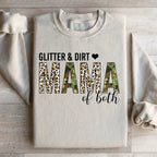 Glitter & Dirt Mama of Both Sweatshirt Peachy Sunday