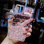 Glitter Luxury Soft Phone Case For iPhone 13 mini 12 Pro 11 ProMax For iPhone XR XS Max X 8 7 6s 6 Plus Back Cover Case Fashion Glitter Silicone Clear Shiny Sparkly Soft Flexible Shock-Absorbing Slim Protective Case Stevvex