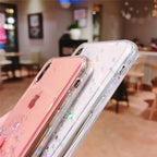 Glitter Luxury Soft Phone Case For iPhone 13 mini 12 Pro 11 ProMax For iPhone XR XS Max X 8 7 6s 6 Plus Back Cover Case Fashion Glitter Silicone Clear Shiny Sparkly Soft Flexible Shock-Absorbing Slim Protective Case Stevvex
