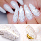 Glitter Marble Series Nail Transfer Foil Stickers Gold White And Black Bright Slider For Nails Decoration Manicures Marble Nail Art Stickers Water Transfer Nail Decals Full Wraps Gradient Acrylic Nail Kits for Women Manicure Decoration Accessory