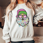 Glitter Santa Sweatshirt Peachy Sunday