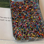 Glitter Sequins Slim Phone Case For iPhone 11 12 13 X XR XS Max 7 8 Plus Shining Clear Soft Silicone Cover Glitter Camera Lens Case, Cute Shiny Diamond Slim Clear Back Cover and Matte Cushioned Silicone Shockproof Case