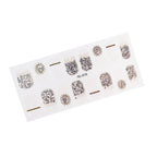 Glitter Series Shiny Manicure Decoration Designed Nail Art Stickers Nail Decoration Nail Wraps Shiny Tattoos Kids Nails Art Decoration Nail Strips Shiny French Tip Guides Stickers French Nail Stickers Form Fringe Guides Stevvex