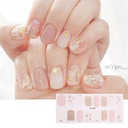 Glitter Series Shiny Manicure Decoration Designed Nail Art Stickers Nail Decoration Nail Wraps Shiny Tattoos Kids Nails Art Decoration Nail Strips Shiny French Tip Guides Stickers French Nail Stickers Form Fringe Guides Stevvex
