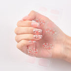 Glitter Series Shiny Manicure Decoration Designed Nail Art Stickers Nail Decoration Nail Wraps Shiny Tattoos Kids Nails Art Decoration Nail Strips Shiny French Tip Guides Stickers French Nail Stickers Form Fringe Guides Stevvex