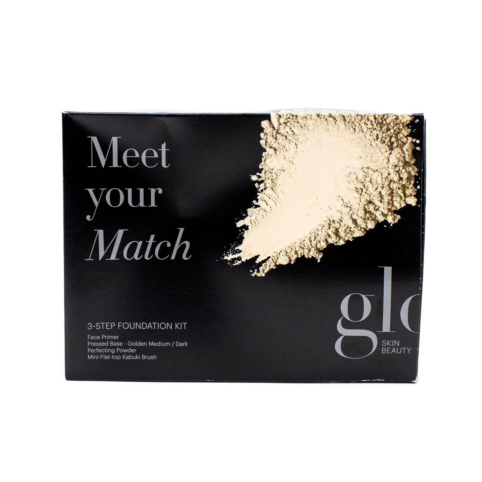 glo SKIN BEAUTY Meet Your Match Foundation Kit GOLDEN MED 5 pcs - Imperfect Box This is Beauty US