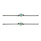 Glow In Dark Hand Bracelets With Luminous Bead Matching Friendship Bracelets Gift Luminous Acrylic Friendship Card Bracelet Set Couples Matching Bracelets Friendship Jewelry For Valentine's Day Mother's Day