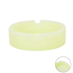 Glow In The Dark Ashtray For Smoking Cigarette Silicone Luminous Unique Design Rubber Soft Fluorescent Ashtrays Stevvex