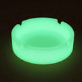 Glow In The Dark Ashtray For Smoking Cigarette Silicone Luminous Unique Design Rubber Soft Fluorescent Ashtrays Stevvex