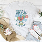 Go And Make Disciples Of All Nations Tee Peachy Sunday