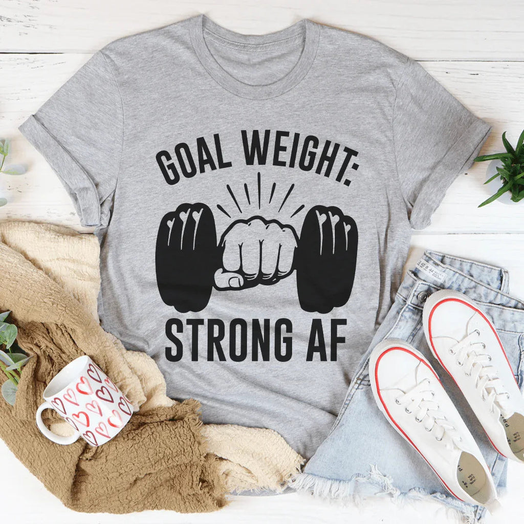Goal Weight Tee Peachy Sunday
