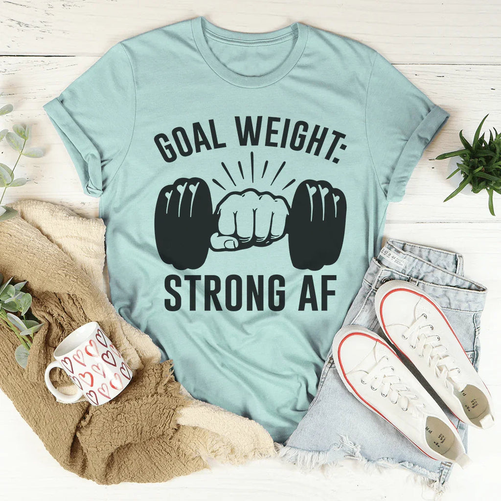 Goal Weight Tee Peachy Sunday