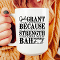 God Grant Me Peace Ceramic Mug 15 oz Peachy Sunday