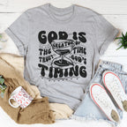 God Is The Creator Of Time Trust God's Timing Tee Peachy Sunday