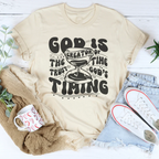 God Is The Creator Of Time Trust God's Timing Tee Peachy Sunday