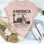 God's Country Tee Peachy Sunday
