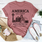 God's Country Tee Peachy Sunday