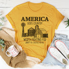 God's Country Tee Peachy Sunday