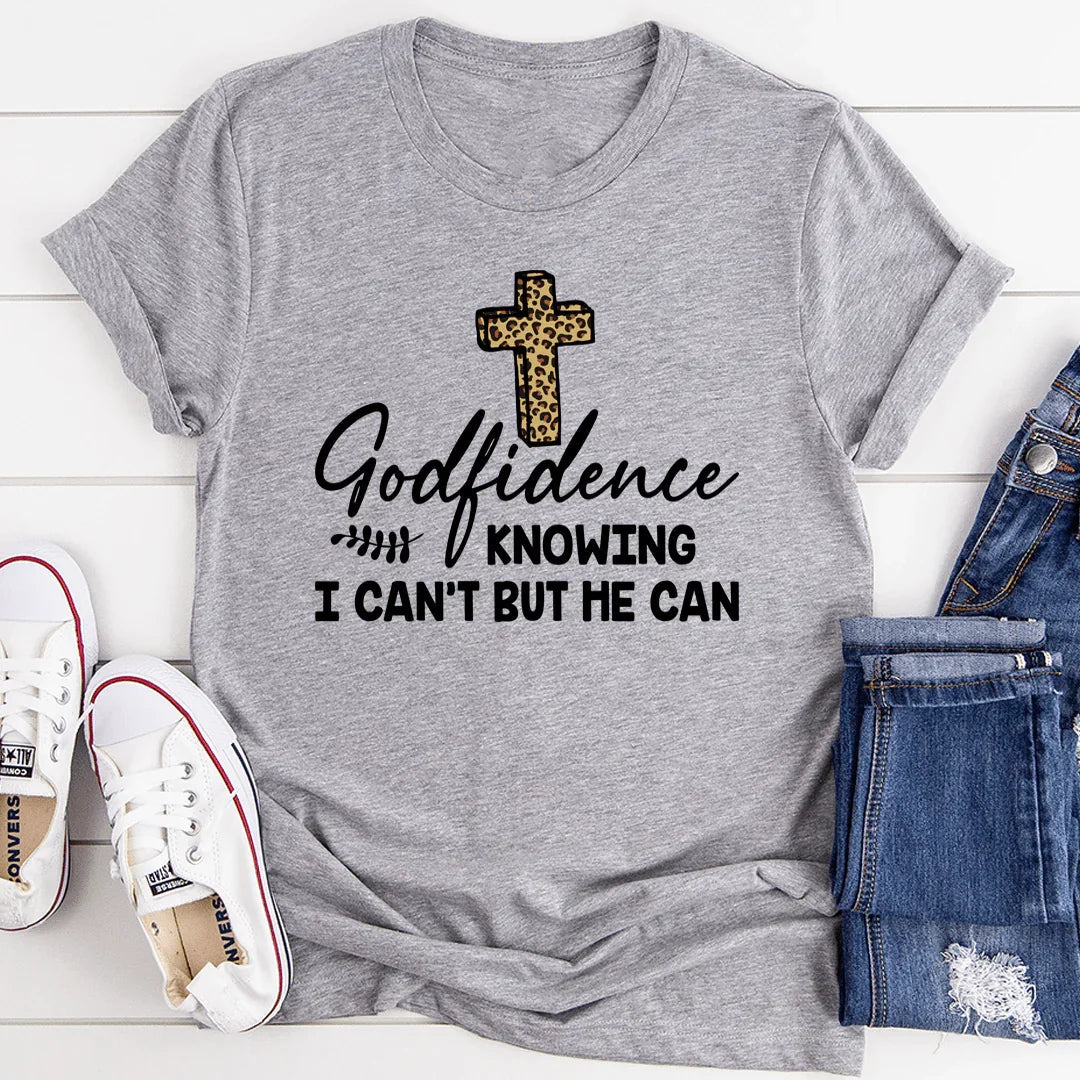 Godfidence Knowing I Can't But He Can Tee - SJB-DIAMOND ELITES