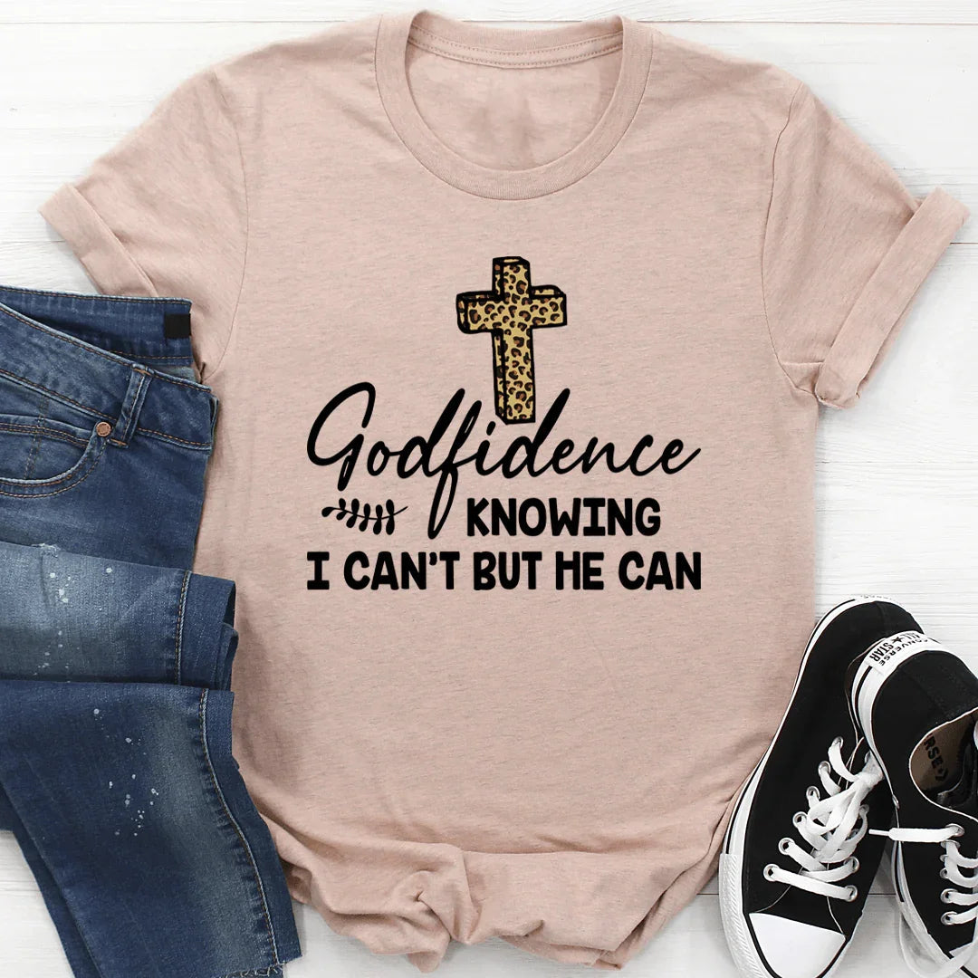 Godfidence Knowing I Can't But He Can Tee - SJB-DIAMOND ELITES