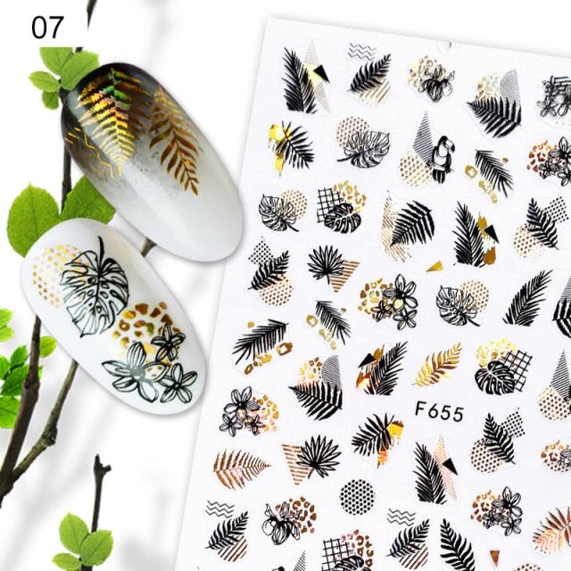 Gold 3D Nail Sticker Curve Stripe Lines Nails Stickers Gradient Adhesive Striping Tape Nail Foil Nail Art Stickers Decals Silver Strip Line Nail Decal Self-Adhesive 3D Wave Decal Decoration Metallic Curve Design Decoration for Women Girls Stevvex