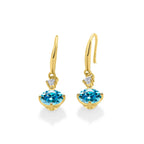 Moissanite Earrings 925 Sterling Silver White Gold Plated Hypoallergenic Studs BandsCo Straps