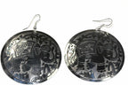 Gold Boho Elephant Dangle Earrings Travel Charm Jewelry
