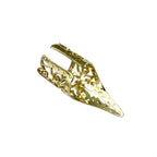 Khmer Temple Statement Ring Recycled Brass Bombshell Cambodian Artisan BandsCo Straps