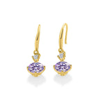 Moissanite Earrings 925 Sterling Silver White Gold Plated Hypoallergenic Studs BandsCo Straps