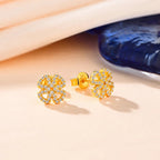 Moissanite D Color Solitaire Stud Earrings 925 Sterling Silver For Women Gift BandsCo Straps