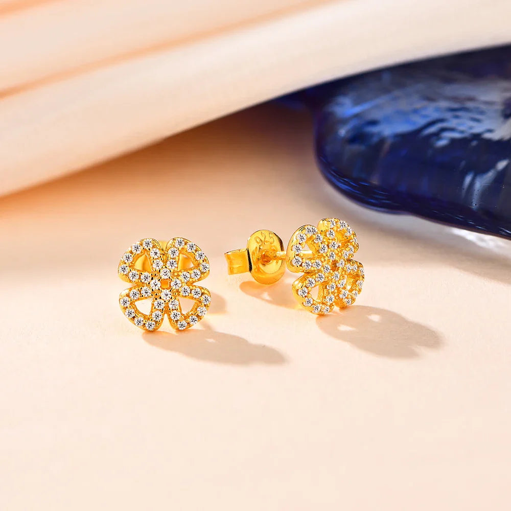 Moissanite D Color Solitaire Stud Earrings 925 Sterling Silver For Women Gift BandsCo Straps