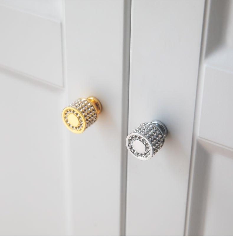Gold Luxury Door Handles Zinc Alloy Cabinet Handle Drawer Knobs European Wardrobe Pulls Kitchen Furniture Handle Wardrobe Drawer Dresser Closet Furniture Door Handles Knobs Kitchen Office Home Hardware Stevvex