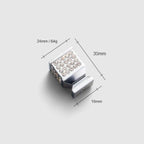 Gold Luxury Door Handles Zinc Alloy Cabinet Handle Drawer Knobs European Wardrobe Pulls Kitchen Furniture Handle Wardrobe Drawer Dresser Closet Furniture Door Handles Knobs Kitchen Office Home Hardware Stevvex