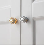 Gold Luxury Door Handles Zinc Alloy Cabinet Handle Drawer Knobs European Wardrobe Pulls Kitchen Furniture Handle Wardrobe Drawer Dresser Closet Furniture Door Handles Knobs Kitchen Office Home Hardware Stevvex