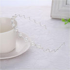 Gold Metal Hairbands For Women Hair Accessories Designer Band Hoops Wedding Pearl Headband Metal Bridal Headwear Bands