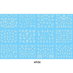 Gold Moon Star 3D Nail Stickers Ultra-thin Adhesive Decals Nail Art Decorations Stamping Manicure Nails Stickers Tool 3d Nail Decal Stickers Manicure Nail Art Decoration Accessories Holographic Old English Character Nail Self-Adhesive Sticker