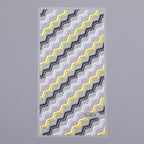 Gold Silver 3D Nail Sticker Curve Stripe Lines Nails Stickers Gradient Adhesive Striping Tape Nail Art Stickers Decal Decoration Metallic Curve Strip Line Nail Decal Self-Adhesive 3D Wave Design Decoration for Women Girls Stevvex
