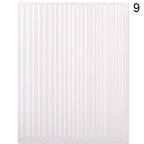 Gold Silver 3D Nail Sticker Curve Stripe Lines Nails Stickers Gradient Adhesive Striping Tape Nail Art Stickers Decal Decoration Metallic Curve Strip Line Nail Decal Self-Adhesive 3D Wave Design Decoration for Women Girls Stevvex