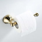 Gold Toilet Paper Holders Black Bronze Wall Mounted Chrome Antique Tissue Hanger White Roll Holder For Kitchen Bathroom Hotel Toilet Paper Holder Bathroom Toilet Paper Roll Holder Wall Mounted Retro Carved Style Tissue Holder Stevvex