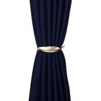 Golden Silver Curtain Clip Curtains Holders Feather Shape Tieback Buckle Clips Curtain Accessories Home Decor Modern Simple Style Curtain Tie Backs Decorative with Spring Curtain Strap Metal Plating Decorative Accessories 30cm